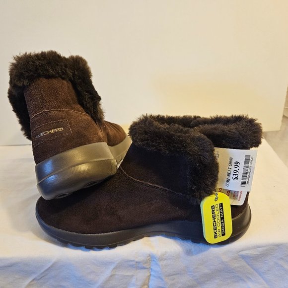 Skechers Shoes - Skechers Womens's Go Walk On The Go Boots Dark Brown Size 7
